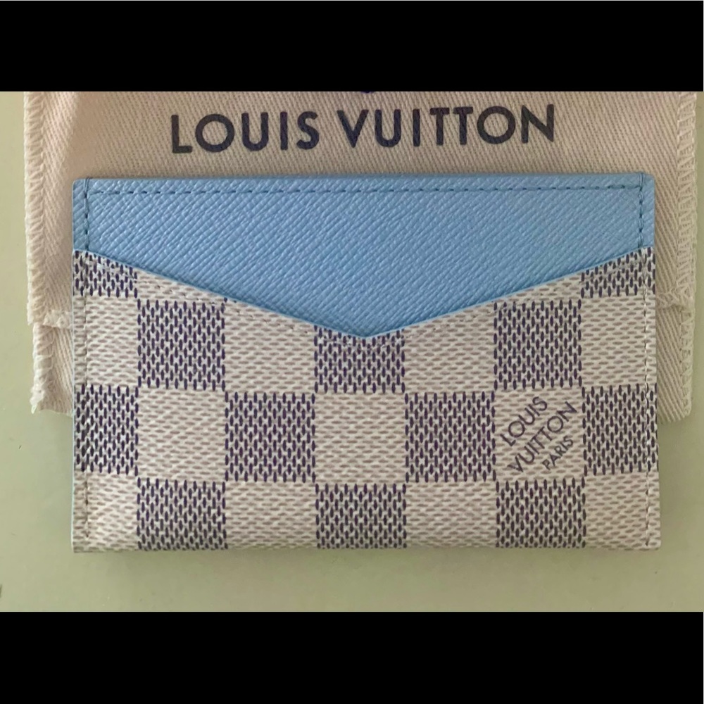 SOLD NWT Louis Vuitton Cardholder Damier Azur